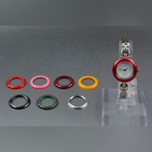 Gucci Watch with Colorful Bezel Set